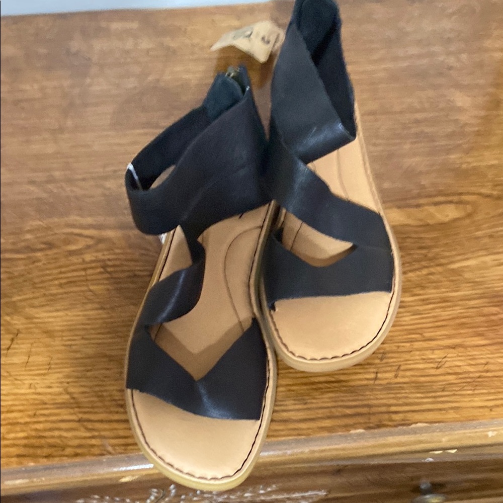 Born Black Strappy Sandals